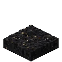 Marbre noir et or roulé
