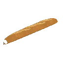 Baguette dorée