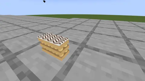 Le mille-feuille, entamé.